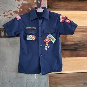 Boy Scouts of America Kids Button Down Shirt - Blue